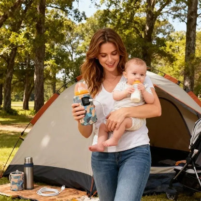 Temperature-Control USB Portable Baby Milk Warmer