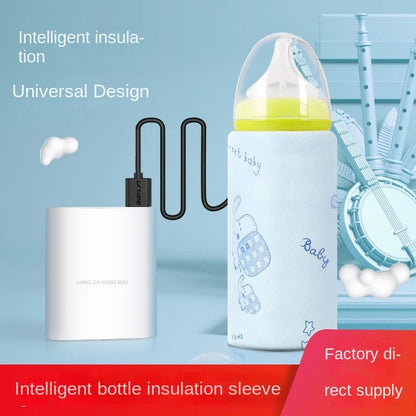 Temperature-Control USB Portable Baby Milk Warmer