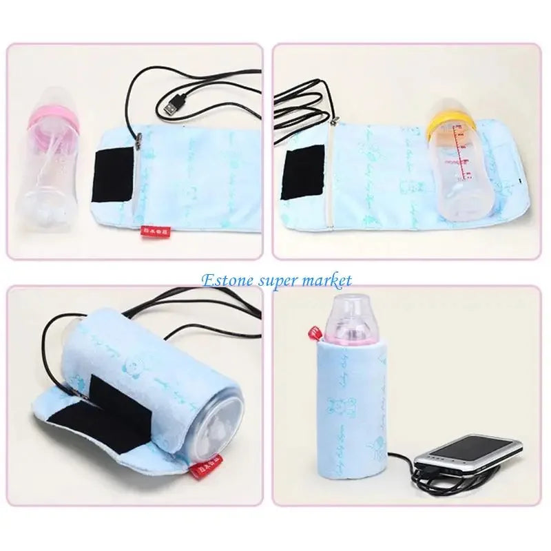 Temperature-Control USB Portable Baby Milk Warmer