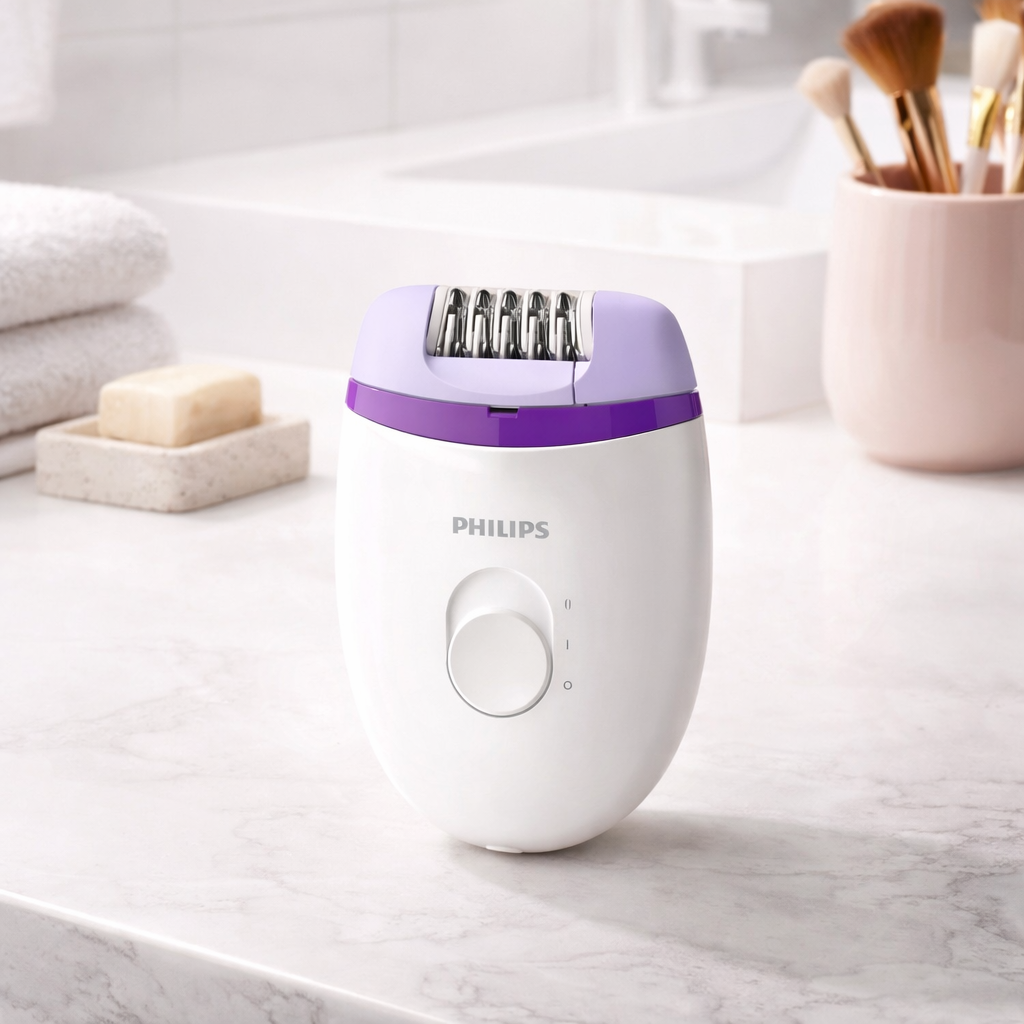 Philips Satinelle Essential Corded Compact Epilator BRE225/01 – Efficient Hair Removal for Smooth Skin