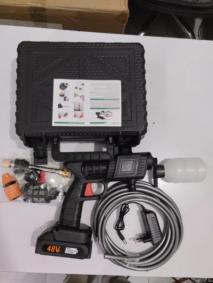 Rechargeable Wireless Car Wash Machine Cordless High Pressure Spray Gun