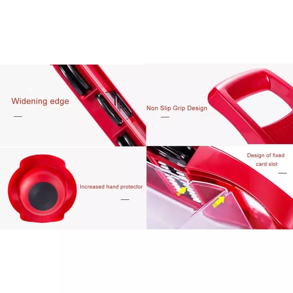 Creative 6 in 1 Vegetable Cutter, Multi Cutter Grater for Vegetables, Dicing Blades Slicer Shredder, Drain Grater Chopper Kitchen Accessories Tool,  Mandolin Slicer Vegetable Grater