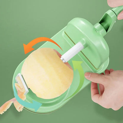 Manual Fruit Peeler, Hand Crank Fruit Peeler, Multifunction Suction Quick Peeler, Kitchen Pear Peeler Cutter Slicer, Fruit Vegetable Peeler, Apple Slicing Shaving Slicer, Multifunction Manual Rotary Slicer, Hand Cracked Peeler, Household Kitchen Gadget