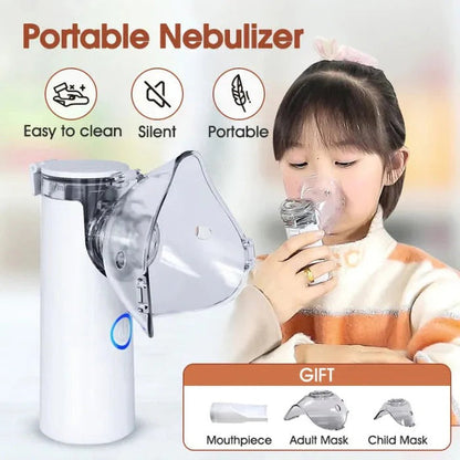Portable Mesh Nebulizer Machine for Kids & Adults