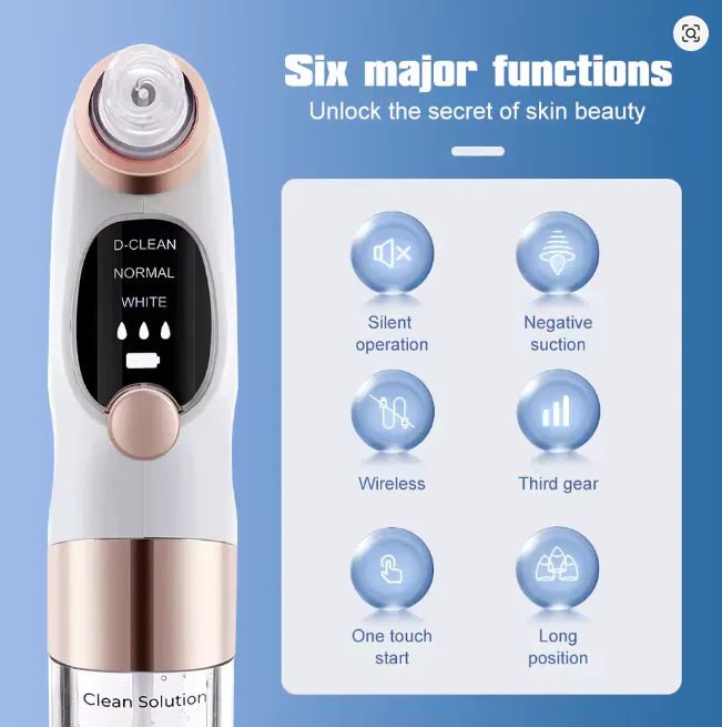 Super Micro Bubble Facial Cleansing Device & Blackhead Remover - Image 9